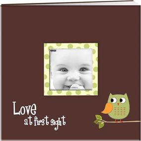 img 3 attached to 🦉 Scrapbook-альбом Pioneer Baby Owl - 12"x12" зеленый - изумительный печатный дизайн для дорогих воспоминаний