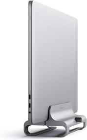 img 3 attached to Satechi Universal Vertical Aluminum Laptop Stand - Compatible with MacBook, MacBook Pro, Dell XPS, Lenovo Yoga, Asus Zenbook, Samsung Notebook and More - Silver