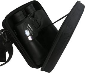 img 1 attached to 🔍 Upgraded Khanka Hard Travel Case for Olympus Trooper 10x50 DPS/Bushnell PowerView Binoculars