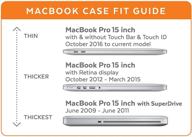 speck products smartshell case for 15-inch macbook pro with retina display - mykonos blue (spk-a2570) logo