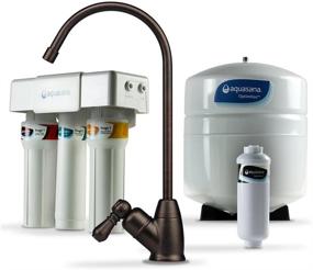 img 4 attached to Aquasana AQ-RO-3.62 Under Sink Water Filter System: Filtration for Fluoride and More - Kitchen Counter Faucet Filtration in Oil Rubbed Bronze