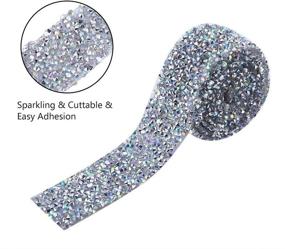 img 3 attached to TOPINCN Rhinestone Sparkling Decorations Supplies