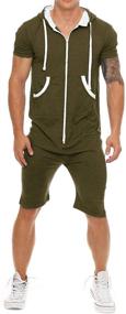 img 1 attached to COOFANDY Casual Athletic Sleeve Sweatsuit