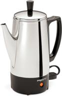 ☕ presto 02822 stainless-steel coffee percolator: brewing the perfect 6 cups logo