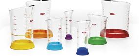 img 3 attached to Efficient and Convenient: OXO Good Grips 7-Piece Nesting Measuring Beaker Set for Accurate and Easy Measurement