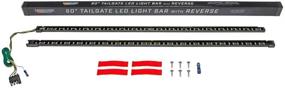 img 4 attached to 🚚 LEDGlow 60-Inch Double Row Tailgate LED Light Bar for Full Size Pickup Trucks - White Reverse Lights - Red Brake, Running, Turn Signals &amp; Hazard Lights - Waterproof - Easy Installation with Flat 4 Pin Connector