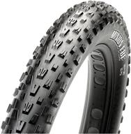 maxxis minion fbf 26x4.00-inch folding dual compound exo/tr 🚲 tyre - black, high performance fat bike tire for optimal grip logo