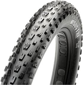 img 1 attached to Maxxis Minion FBF 26x4.00-Inch Folding Dual Compound Exo/TR 🚲 Tyre - Black, High Performance Fat Bike Tire for Optimal Grip