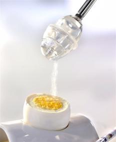 img 1 attached to Effortless Egg Cracking Made Easy with GEFU Egg Cracker and Salt Shaker Combo