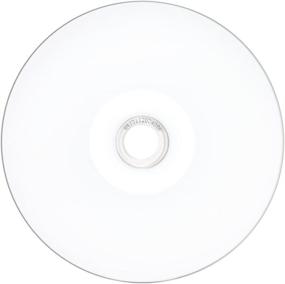 img 3 attached to 📀 Verbatim CD-R: 100pk Spindle | White Inkjet Hub Printable Media Disc | 700MB 52X Recordable