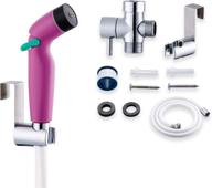 toilet and diaper sprayer shattaf handheld bidet kit with dual water flow sprayers logo