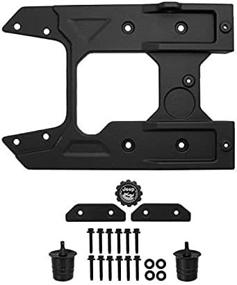 img 4 attached to Enhance Your Jeep Wrangler's Spare Tire Security with Mopar 82215356AB Oversized Tire Carrier Tailgate Reinforcement
