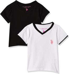 img 3 attached to 👕 Футболка для маленьких девочек от U.S. Polo Assn - Одежда