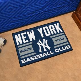 img 3 attached to Fanmats 18477 Yankees Baseball Starter