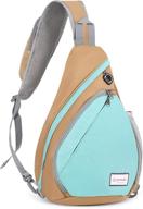 🎒 zomake sling bag: water resistant crossbody chest bag for travel and hiking - ideal for women and men логотип