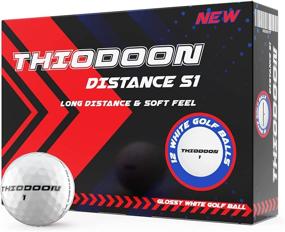 img 4 attached to 🏌️ THIODOON 12 Pack Supersoft Golf Balls: Enhance Your Game with Longer, Straighter Distances! Perfect Golf Gifts for Men and Women