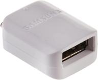 🔌 улучшенная подключаемость: otg-коннектор usb samsung в стильном белом дизайне логотип