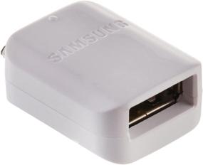 img 2 attached to 🔌 Улучшенная подключаемость: OTG-коннектор USB Samsung в стильном белом дизайне