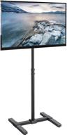 📺 vivo tv floor stand adjustable mount for 13-42 inch flat panel led lcd plasma screens - portable display height stand-tv07 logo