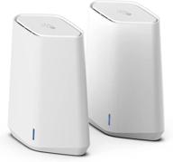 🔁 netgear orbi pro wifi 6 mini mesh system (sxk30): router + satellite extender for enhanced business or home network, advanced vlan & qos features, 4,000 sq. ft. coverage, supports 40 devices, ax1800 speeds (up to 1.8gbps) логотип