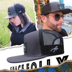 img 2 attached to 🧢 Unisex Grace Folly Trucker Hat - Snapback Mesh Cap for Enhanced SEO
