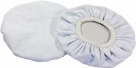 🧤 wen 6010a41 terry cloth applicator bonnets 2-pack: 6-inch size for efficient and hassle-free application logo