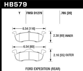 img 1 attached to Hawk Performance HB579Y 785 LTS тормозная система