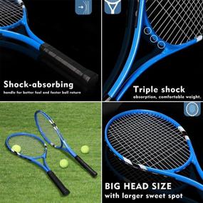 img 2 attached to Rackets Recreational Beginners Pre Strung Overgrips