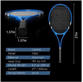 img 3 attached to Rackets Recreational Beginners Pre Strung Overgrips