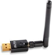 alfa awus036acs ac600 wi-fi wireless network adapter - dual-band, wide-coverage usb adapter with 2.4ghz & 5ghz antenna - compact design for windows, macos & kali linux logo