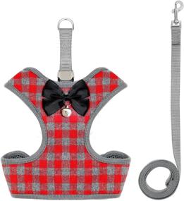 img 3 attached to 🐾 Rypet Small Dog Harness and Leash Set - Premium No Pull Pet Harness with Soft Mesh Nylon Vest for Small Dogs and Cats