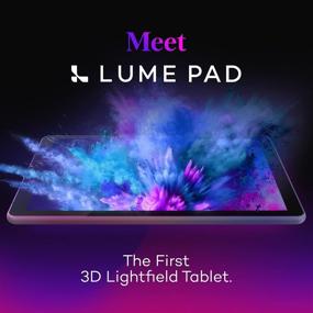 img 3 attached to 📱 Lume Pad Tablet - 3D Tab Light Field Screen, 10.8” - Android 10 Tablet with 128GB Storage - Ideal for Gaming and Work - 2560 x 1600 - 16MP Dual Camera - Moon Gray