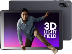 img 4 attached to 📱 Lume Pad Tablet - 3D Tab Light Field Screen, 10.8” - Android 10 Tablet with 128GB Storage - Ideal for Gaming and Work - 2560 x 1600 - 16MP Dual Camera - Moon Gray