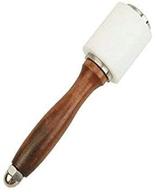 🔨 mosbug annic stainless steel leather craft hammer: ultimate nylon carving sew tool for diy enthusiasts with wooden handle logo