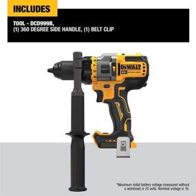 img 2 attached to 💥 DEWALT FLEXVOLT ADVANTAGE DCD999B Cordless Drill: Unleashing Game-Changing Power!