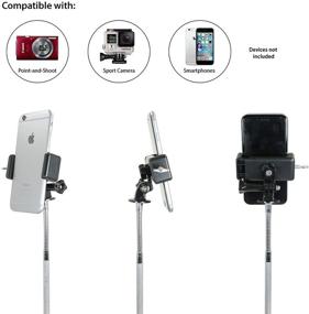 img 2 attached to 🏌️ Golf Gadgets: Ground Stake Swing Recording System - Mount Your Smartphone for Perfect Practice