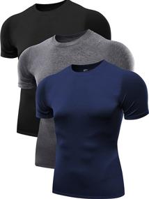 img 4 attached to Neleus Compression Baselayer Athletic Shirts