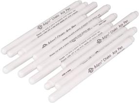 img 1 attached to 🖌️ Fabric Marker Pen with Disappearing Ink - Water Soluble Air Erasable Marker for DIY Sewing, Quilting, and Tracing - Water Erasable Marking Pen for Cloth Embroidery - Auto-Vanishing Chalk Pen