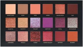 img 2 attached to BEAUTY DESERT PALETTE 18 COLORS EYESHADOW