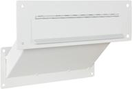 📬 durabox grey through-the-wall mail slot: secure two-piece deposit chute for documents, mail, checks, and payments логотип