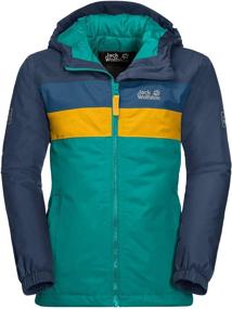 img 3 attached to Optimized for SEO: Jack Wolfskin Unisex-Youth Four Lakes Kids Jacket