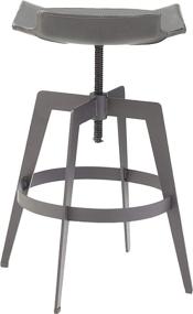 img 2 attached to 🪑 Contemporary Graphite Adjustable Barstool by Sunpan Modern: The Bancroft Chair