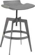 🪑 contemporary graphite adjustable barstool by sunpan modern: the bancroft chair logo