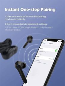 img 1 attached to 🎧 Meidong KY06 Wireless Earbuds V5.0: Premium Sound, Deep Bass, Waterproof IPX6, with Touch Control & Mic - Upgraded