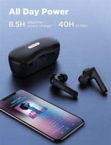 img 2 attached to 🎧 Meidong KY06 Wireless Earbuds V5.0: Premium Sound, Deep Bass, Waterproof IPX6, with Touch Control & Mic - Upgraded