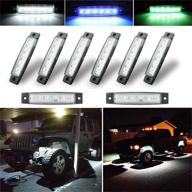 botepon 8pcs led rock lights lights & lighting accessories logo