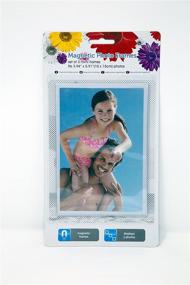 img 3 attached to 🖼️ Magnetic Picture Frames for Refrigerator - 3-Pack Clear Acrylic Frames for Fridge, Locker, Cubicle - 4x6 Inch Photo Frames with Strong Magnetic Backing