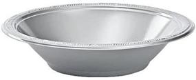 img 1 attached to 🍲 Hanna K. Signature Collection Silver Plastic Bowl, 15oz - Pack of 50