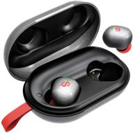 🎧 dyplay true wireless earbuds - ultra wide band active noise cancellation, bluetooth v5.0, in-ear stereo wireless headphones with 45hrs playtime, anc tws earbuds, touch control, mic & wireless charging case logo