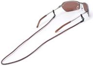 braided leather eyewear retainer by chums logo